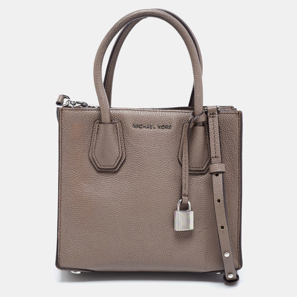 Michael Kors Beige Leather Tote Bag